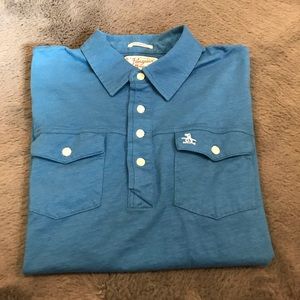 Men’s Medium Original Penguin Blue Polo Shirt ☀️